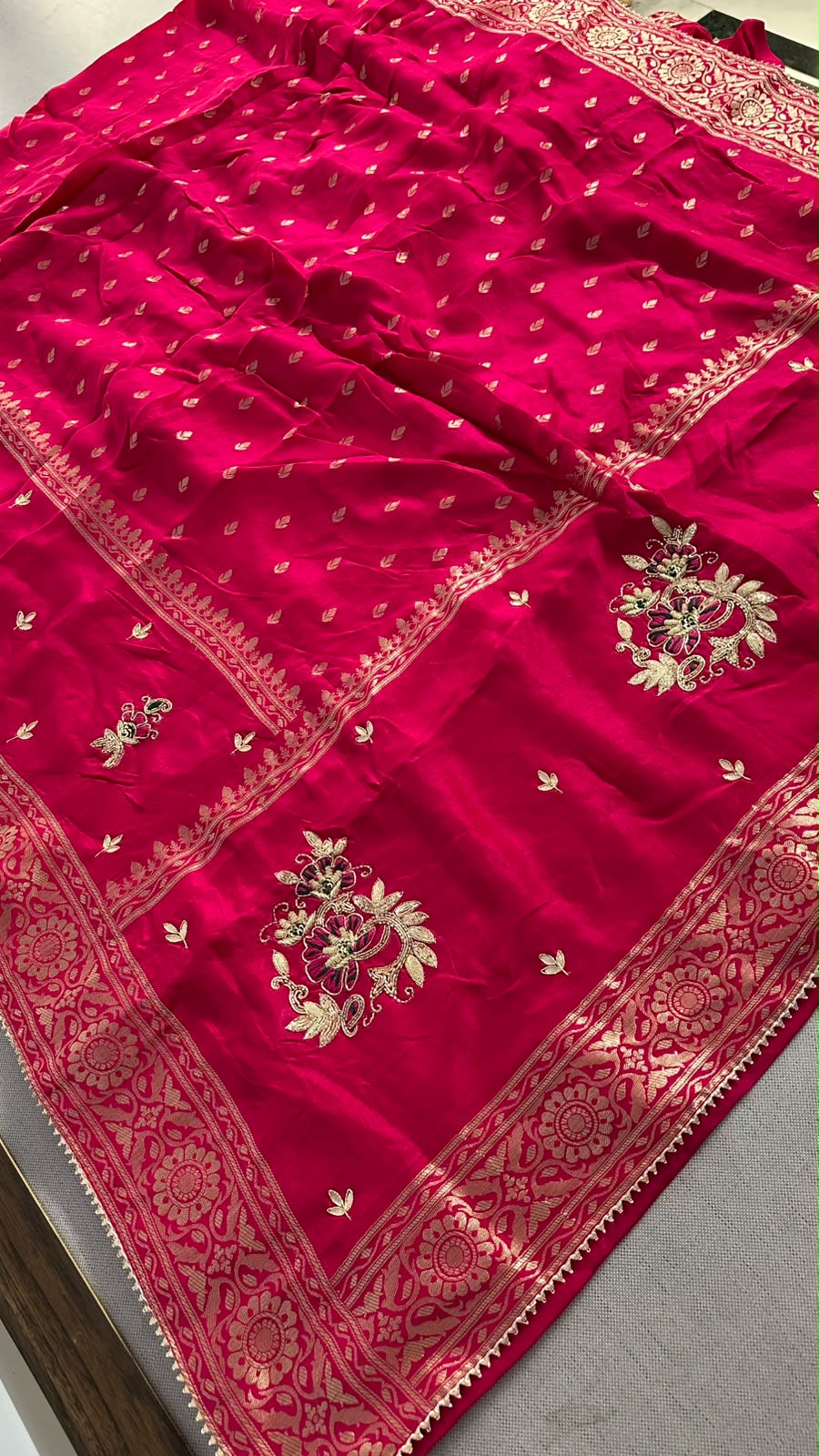 Pura Moonga Silk Jari Saree